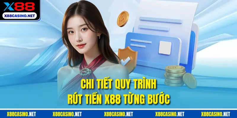 Chi tiết quy trình rút tiền X88 từng bước