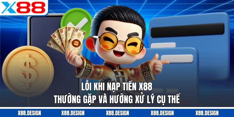 Nạp Tiền X88 Lỗi khi nạp tiền X88 thường gặp và hướng xử lý cụ thể
