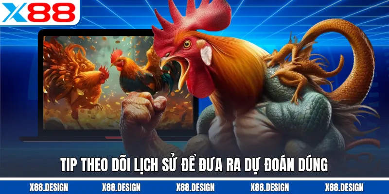 ĐÁ GÀ Tip theo dõi lịch sử để đưa ra dự đoán dúng