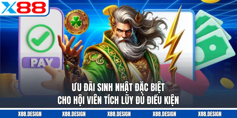 KHUYẾN MÃI Ưu đãi sinh nhật đặc biệt cho hội viên tích lũy đủ điều kiện